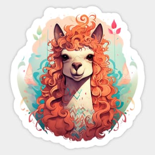 Good vibes Lama Sticker